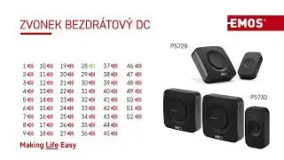 Zvonek bezdr&aacute;tov&yacute; DC P5728, P5730 | EMOS