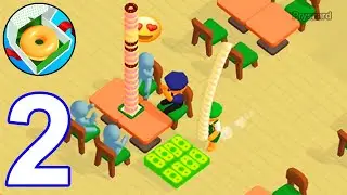 Donut Inc. - Gameplay Walkthrough Part 2 Tutorial Upgrade Donut Chain (iOS, Android)