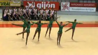 MANIOTAS-Gimnasia Estética-2º Clasificado Campeonato de España -Gijon 2009 Categoria Infantil