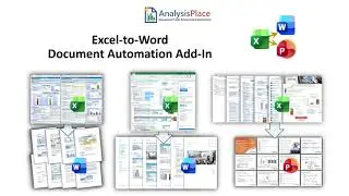 Excel to Word Document Automation Add-in Overview