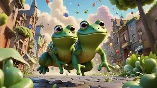 One Silly Frog Hops on a Log | Counting & Action Song for Kids | Fun Nursery Rhymes and  Learning