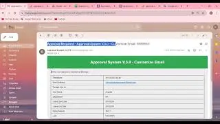 Apps Script | APPROVAL SYSTEM V.3: MULTILEVEL | Google Form | Setting Email From Google Sheet (Demo)