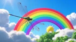 Itsy Bitsy Dragonfly | Fun Nursery Rhyme | Educational Kids Songs