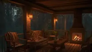 It's Raining! Tonight - 24Hrs Rain In A ColdForest on sleep, study, Rain sounds to sleep