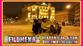 OFW Life In Spain | FILOMENA : Historical Snowstorm in Madrid, Spain