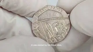 Монета в двадцать пенсов 2015 года: мелочь, связанная с большой британской историей! День 32