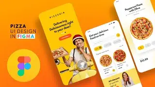 Design for iOS 16: Pizza Ordering Mobile App Design in Figma (2023) #uiux #uidesign