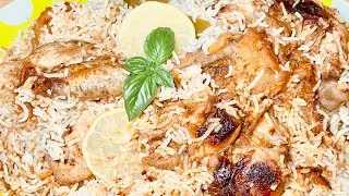 Chicken kabli rice recipe/Traditional Arabic rice/Saudi rice/106th video[Arabic dish]
