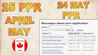 5 August ppr Timeline Canada, today ppr Timeline Canada, ppr trend.
