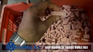 CORTADORA DE DADOS RUHLE SR1 - MULTYMAQ MAQUINARIA S.L