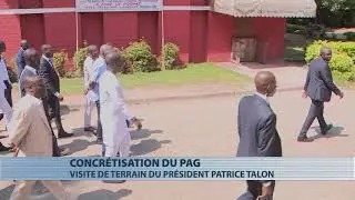 Patrice Talon en visite sur des chantiers du PAG