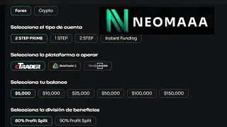 C&oacute;mo COMPRAR una CUENTA de FONDEO NEOMA FUNDS CRIPTO O FOREX paso a paso (con tarjeta)
