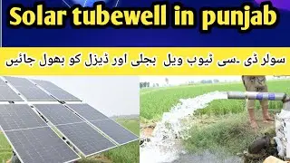 Solar Tube well in Punjab | Save Electricity & Boost Farming||Solar tube well in Pakistan
