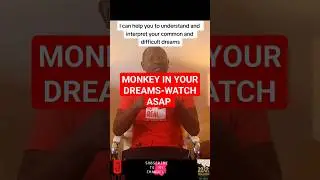 MONKEY IN YOUR DREAMS-WATCH#dreams#horoscope#monkeys#dreaminterpretations#dreamtarot#baddreams#fyi