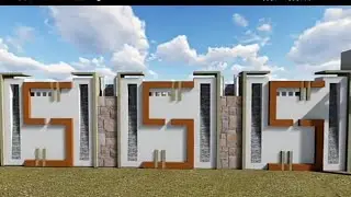 Modern Boundary Wall Grill Design