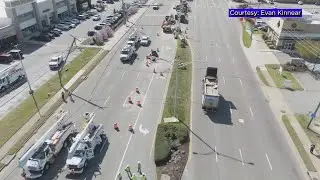 Crash leads to power outages in Virginia Beach