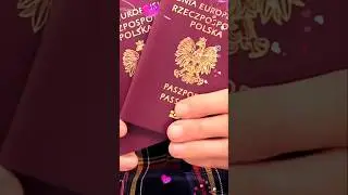 European passports🇪🇺 #shorts #passport  #poland  #europe
