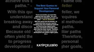 The Best Quotes to Support Your Personal Development | Motivation & Success
