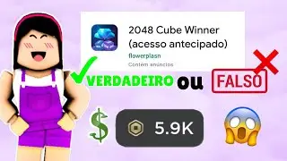 Roblox- ROBUX DE GRA&Ccedil;A PELO 2048 CUBE WINNER ??