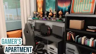 GAMER'S APARTMENT 🎮 // Sims 4 Speed Build