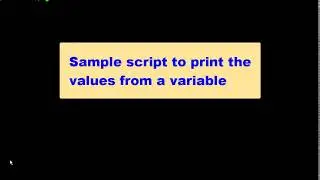 Create and Assign values in Bash shell scripting