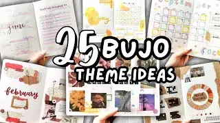 25 Bullet Journal Theme Ideas For 2025🤍part 2