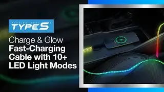 Glowing LED Charging Cable &ndash; Lightning & USB-C, Perfect for Car & Home | TYPE S Charge & Glow