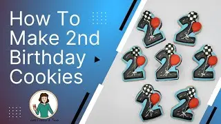 How To Make 2nd Birthday Cookies - Racecar Theme