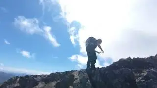 Snowdon Via crib goch and Carnedd Ugain.