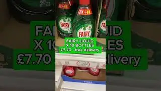 Score Fairy Liquid x10 for &pound;7.70 with free delivery!