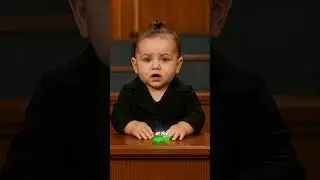Cutest Courtroom Ever! 👶 Baby Judge Judy Lays Down the Law | AI  #judgejudy
