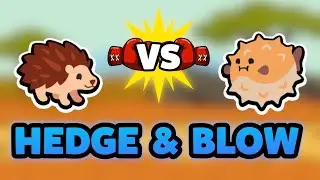 Super Auto Pets but we can only use HEDGEHOGS & BLOWFISH