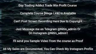 Day Trading Addict Trade Win Profit Course