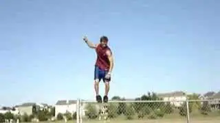 Frontflip half twist
