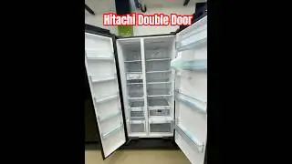 Hitachi new double door refrigerator #hitachi #doubledoorrefrigerator #refrigerator #fridge #trend