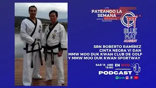 SBN Roberto Ram&iacute;rez en #PateandoLaSemana #BlueMatAcademy #MoonmooWon #MooDukKwan