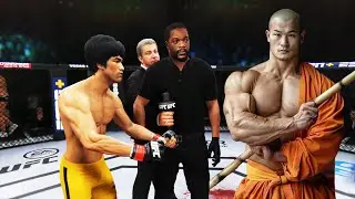 Брюс Ли против китайского шаолиньского монаха (EA Sports UFC 4)