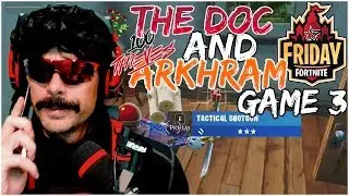 Dr Disrespect and 100Thieves Arkhram Compete in The July 12th Friday Fortnite - Game 3