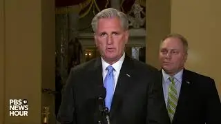 WATCH LIVE: House Minority Leader McCarthy responds to Trump impeachment inquiry