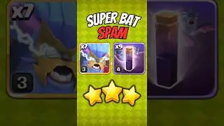 TH13 Super Yeti Bat Spam Attack! #clashofclans