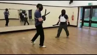 Wing Chun: Butterfly Knives sparring (4)