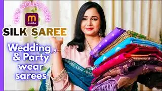 Silk saree / Party & Wedding saree new collection/ meesho saree haul
