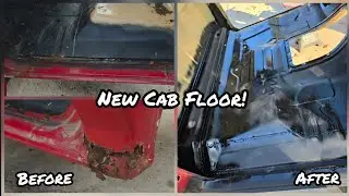 Реставрация Ford F150 1982 года, эпизод 4 &mdash; приварены новый пол кабины, пороги и углы кабины!