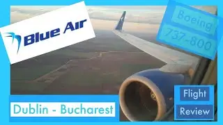 Blue Air Flight Review Dublin to Bucharest Boeing 737-800