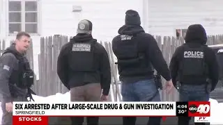 Six arrested after large drug and gun investigation