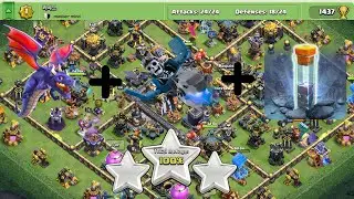 TH18 EASIEST TH18 3-Star Attack: Dragons +Dragonrider + Mass Totem