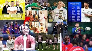 KING EBEN THURSDAY AFTERNOON FOREIGN SPORTS NEWS ON LAWSON TV. PEDRI,FERMIN,UCL TABLE,DEMBELE,PALMER