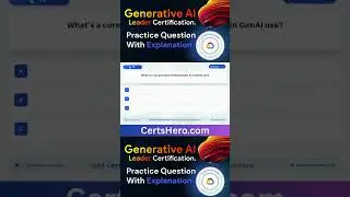 Google AI Leader Practice Test (2025) &ndash; Updated for the New Exam #GenAI #GoogleCloud