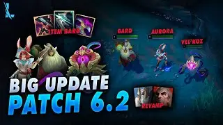 Hero Baru Bard, Aurora, Velkoz - Gameplay di Percepat - Skin Baru, Big Update Wild Rift Patch 6.2