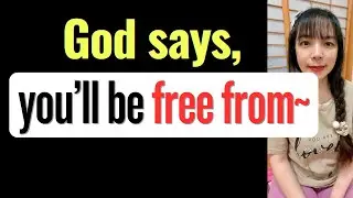God says, YOU WILL BE FREE FROM ~~SOON. #propheticword #wordofgod #prophetic